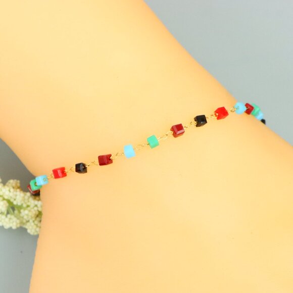 Handmade Anklet – A Stylish Choice for Women, Thoughtful Gift Idea, EVCH1304 - Picture 1 of 8
